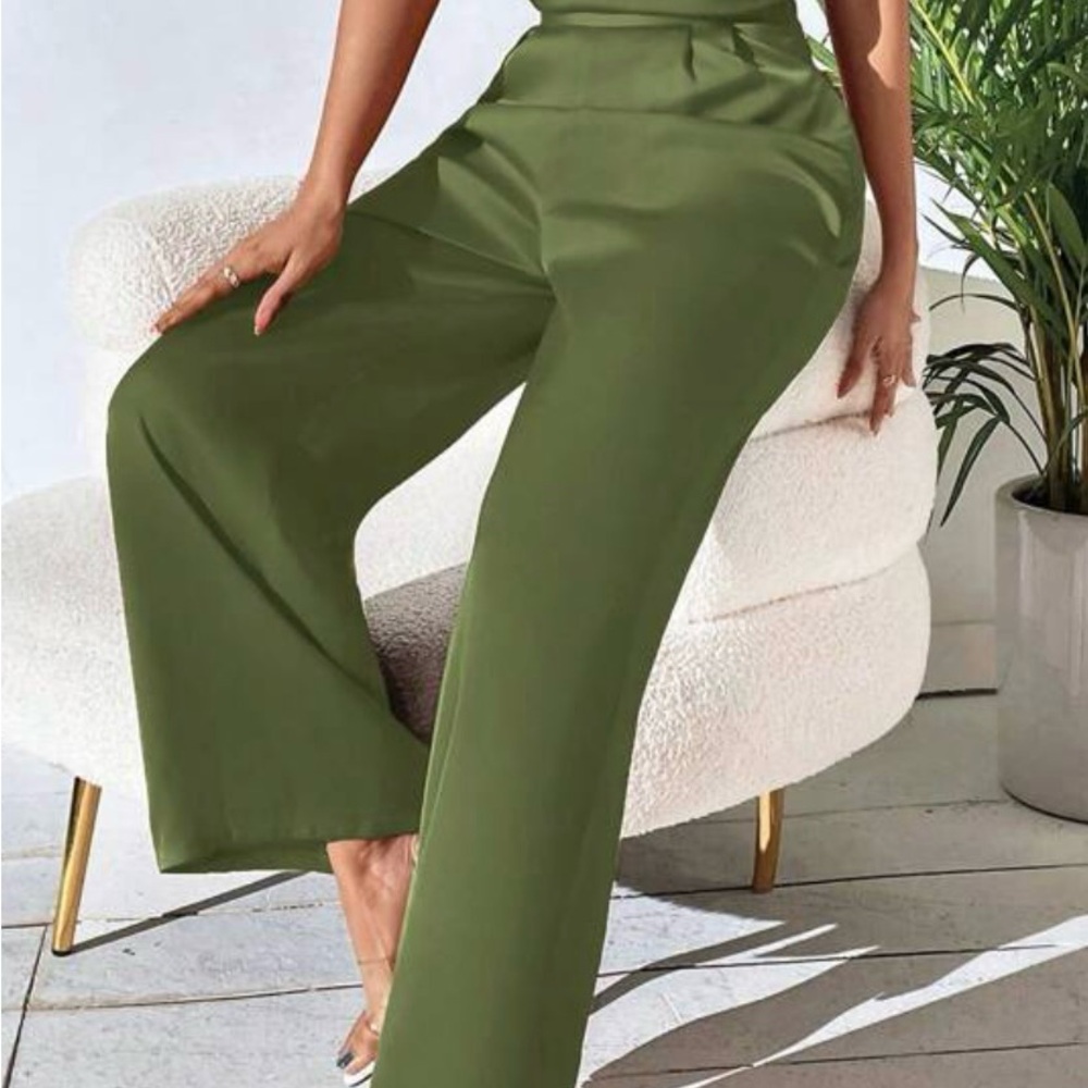 Satin Wide-Leg Palazzo Pants